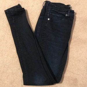 Express highrise skinny stretch+ 6L long